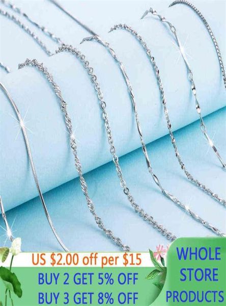 with cericate thin real 925 sterling silver chain necklace women girls kids children fine jewelry no fade allergy 218z6208382
with cericate thin real 925 sterling silver chain necklace women girls kids children fine jewelry no fade allergy 218z6208382