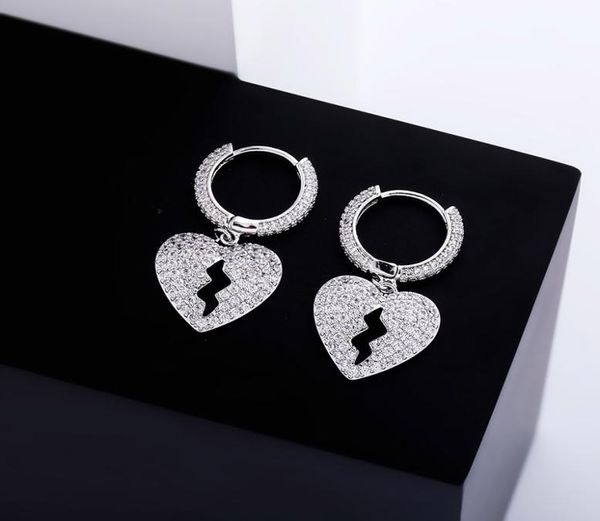 mens womens gold silver dangle earrings hip hop jewelry iced out broken heart earring7772720
mens womens gold silver dangle earrings hip hop jewelry iced out broken heart earring7772720