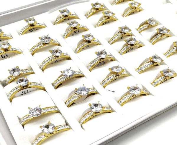 10pcslot stainless steel band ring big zircon crystal rhinestone women size 6 to 11 wedding gift jewelry5031179, Silver
10pcslot stainless steel band ring big zircon crystal rhinestone women size 6 to 11 wedding gift jewelry5031179, Silver