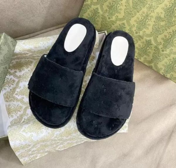 classic letter printed slipper thick bottom designer suede flip flop rubber sole summer slipper slide womens slippers trendy beach scuffs sa, Black
classic letter printed slipper thick bottom designer suede flip flop rubber sole summer slipper slide womens slippers trendy beach scuffs sa, Black