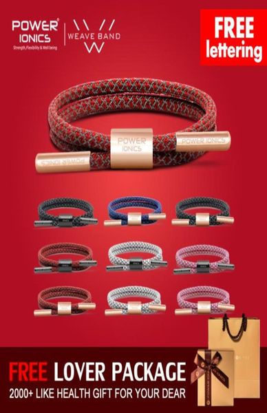 power ionics reflective braided rope titanium germanium wristband bracelet balance energy body lettering7814964, Golden;silver
power ionics reflective braided rope titanium germanium wristband bracelet balance energy body lettering7814964, Golden;silver