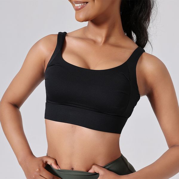 BR Integrated Sports Bra Women's Fixed Chest Cushion Buckle Back Bra High Strength Fitness Bra Large 180 catties (60062), White
BR Integrated Sports Bra Women's Fixed Chest Cushion Buckle Back Bra High Strength Fitness Bra Large 180 catties (60062), White