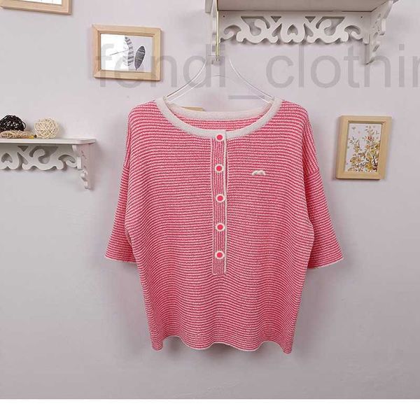 women's knits & tees designer letter embroidery stripe style high board 2023 early spring new short sleeved knit shirt slimming and con, White
women's knits & tees designer letter embroidery stripe style high board 2023 early spring new short sleeved knit shirt slimming and con, White