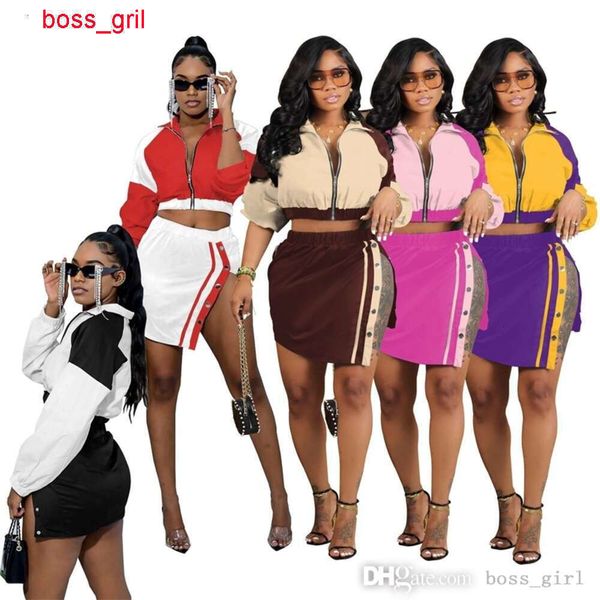 women two pieces dress set designer 2023 new autumn winter colored long sleeve short skirt set elastic sportwear 5 colours, Gray
women two pieces dress set designer 2023 new autumn winter colored long sleeve short skirt set elastic sportwear 5 colours, Gray