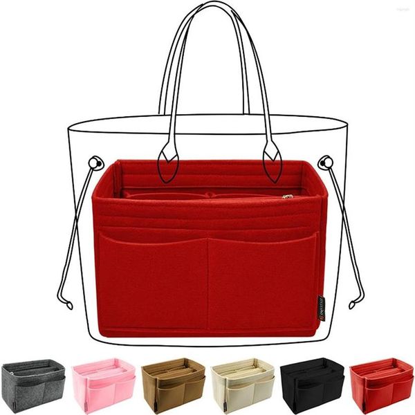 cosmetic bags purse organizer insert for handbags felt bag tote with 5 sizes makeup267w
cosmetic bags purse organizer insert for handbags felt bag tote with 5 sizes makeup267w