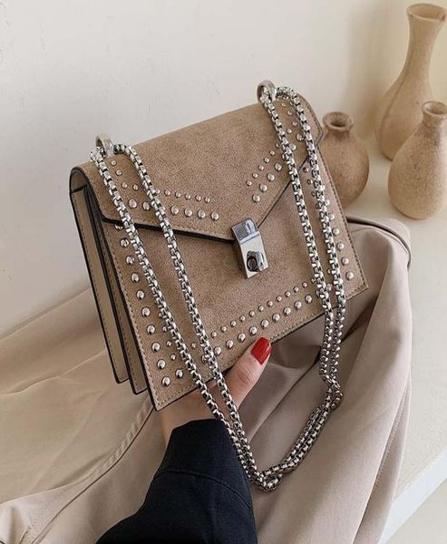 scrub leather brand designer shoulder simple bags for women 2021 chain rivet luxury crossbody bag female fashion small handbags9355235
scrub leather brand designer shoulder simple bags for women 2021 chain rivet luxury crossbody bag female fashion small handbags9355235