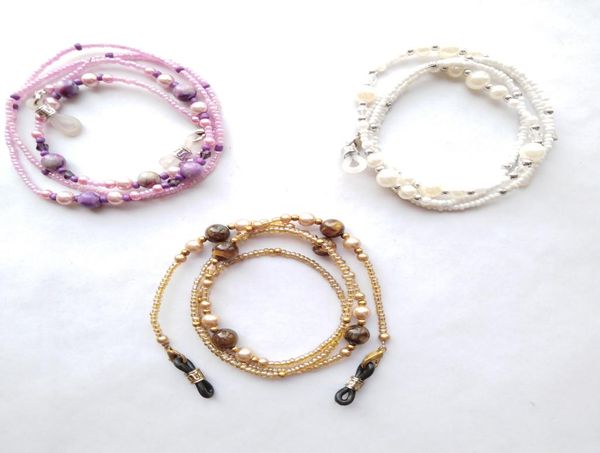6 pieces per lot eyeglass acrylic beaded chain sunglass retainer reading glasses necklace string made of rice bead and cat eye typ1955856
6 pieces per lot eyeglass acrylic beaded chain sunglass retainer reading glasses necklace string made of rice bead and cat eye typ1955856