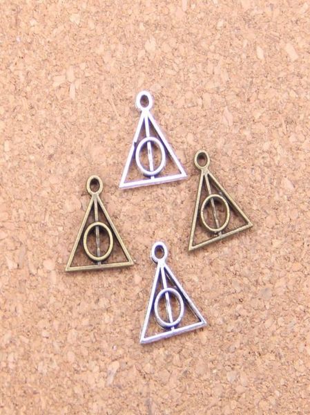 300pcs antique silver bronze plated deathly hallows charms pendant diy necklace bracelet bangle findings 1312mm7280103, Bronze;silver
300pcs antique silver bronze plated deathly hallows charms pendant diy necklace bracelet bangle findings 1312mm7280103, Bronze;silver