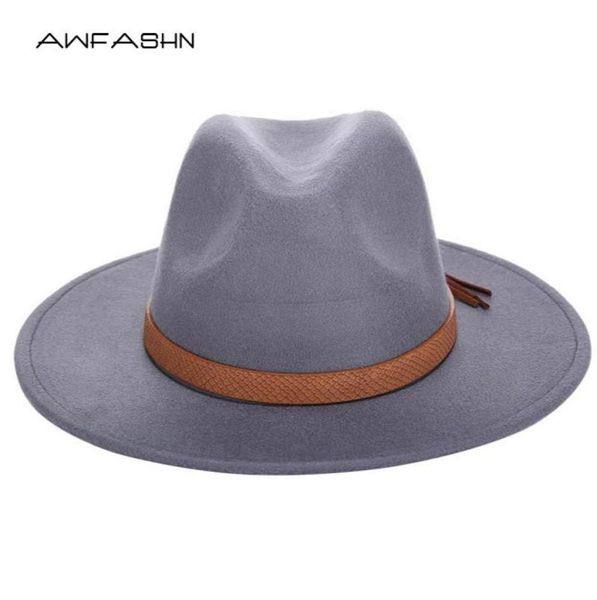 2020 autumn winter sun hat women men fedora hat classical wide brim felt floppy cloche cap chapeau imitation wool cap1713955, Blue;gray
2020 autumn winter sun hat women men fedora hat classical wide brim felt floppy cloche cap chapeau imitation wool cap1713955, Blue;gray