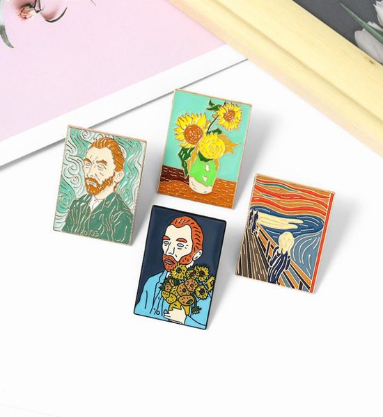 oil painting enamel pins custom the scream van gogh brooches bag clothes lapel pin badge art jewelry gift for friends3928848, Gray
oil painting enamel pins custom the scream van gogh brooches bag clothes lapel pin badge art jewelry gift for friends3928848, Gray