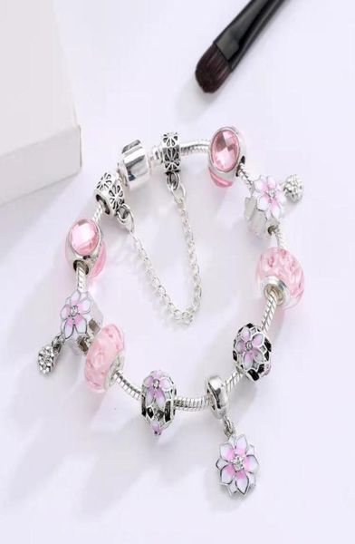 16 to 21cm pink oriental cherry charm bracelet 925 silver chain flower beads fit diy wedding jewelry accessories for new year presents772887, Golden;silver
16 to 21cm pink oriental cherry charm bracelet 925 silver chain flower beads fit diy wedding jewelry accessories for new year presents772887, Golden;silver