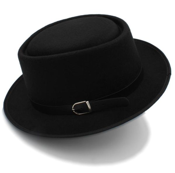 pork pie hat for women men with fashion leather for dad wool flat fedora for lady gambler trilby hat size 58cm7327167, Blue;gray
pork pie hat for women men with fashion leather for dad wool flat fedora for lady gambler trilby hat size 58cm7327167, Blue;gray
