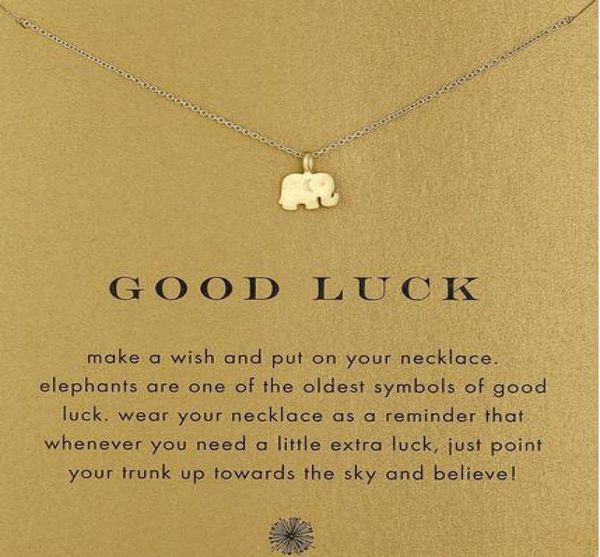 with card silver and gold color cute dogeared necklace with elephant pendantgood luck elephant no fade and 594284
with card silver and gold color cute dogeared necklace with elephant pendantgood luck elephant no fade and 594284
