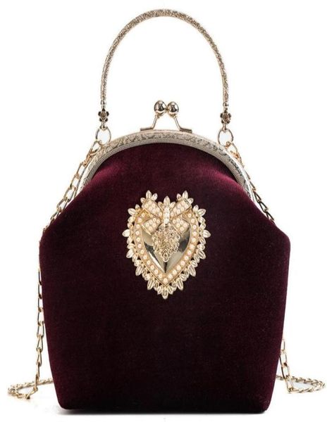 evening bags 2022 femme retro velvet pearl handbag vintage velour heart design bag wedding party bride clutch badge purse5379420
evening bags 2022 femme retro velvet pearl handbag vintage velour heart design bag wedding party bride clutch badge purse5379420