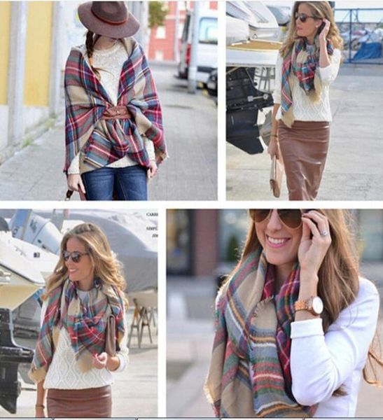 lady fashion plaid scarf grid tassel wrap oversized check shawl tartan cashmere scarves women winter large neckerchief lattice bla1649824, Blue;gray
lady fashion plaid scarf grid tassel wrap oversized check shawl tartan cashmere scarves women winter large neckerchief lattice bla1649824, Blue;gray