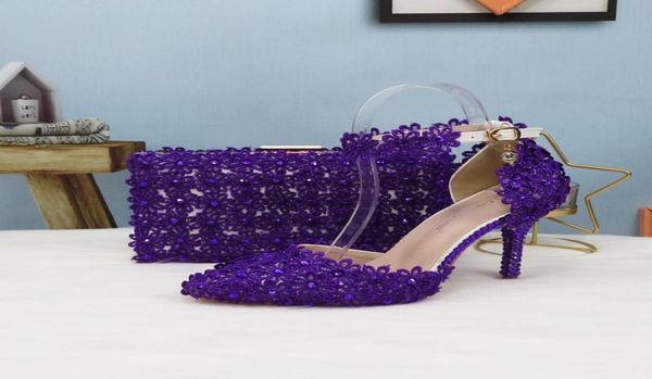 sandals 2021ladies party dress shoes and bag purple lace flower women pointed toe high heel bride wedding shoe ankle strap pumps6351164, Black
sandals 2021ladies party dress shoes and bag purple lace flower women pointed toe high heel bride wedding shoe ankle strap pumps6351164, Black