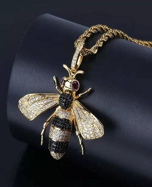 iced out bee pendant necklaces for men women luxury designer bling diamond animal pendants gold silver copper zircon chain necklac7442652
iced out bee pendant necklaces for men women luxury designer bling diamond animal pendants gold silver copper zircon chain necklac7442652