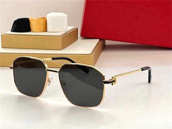 new fashion design square sunglasses 0333s metal frame simple and popular style versatile and easy to wear outdoor uv400 protection glasses, White;black
new fashion design square sunglasses 0333s metal frame simple and popular style versatile and easy to wear outdoor uv400 protection glasses, White;black