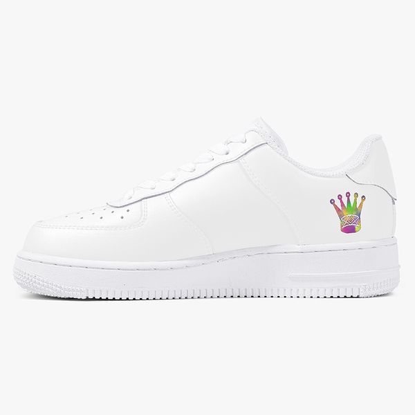 customized shoes men's fashionable casual shoes diy women's shoes white sole, white shoe body, colorful crown 1010
customized shoes men's fashionable casual shoes diy women's shoes white sole, white shoe body, colorful crown 1010