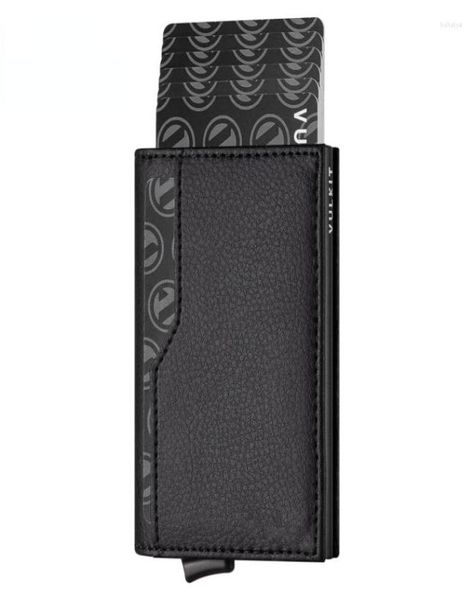 card holders genuine leather holder for women men rfid case up magic smart wallet slim small minimalist walet 573784, Brown;gray
card holders genuine leather holder for women men rfid case up magic smart wallet slim small minimalist walet 573784, Brown;gray