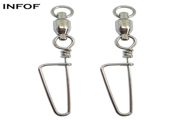 100 pcs fishing ball bearing swivel with coastlock snap welded ringhigh strength saltwater standard high strength 26lb to 500lb4059626
100 pcs fishing ball bearing swivel with coastlock snap welded ringhigh strength saltwater standard high strength 26lb to 500lb4059626