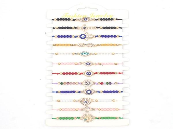 12 pcs colorful diamond evil eye beaded bracelets handmade braided string good luck nazar amulet bangle lucky turkish religious sy9075130, Golden;silver
12 pcs colorful diamond evil eye beaded bracelets handmade braided string good luck nazar amulet bangle lucky turkish religious sy9075130, Golden;silver