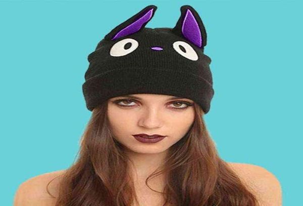 cartoon cute anime kiki039s delivery service cat jiji black cat beanie winter warm wool blends soft warm knitted cap hat6870850, Blue;gray
cartoon cute anime kiki039s delivery service cat jiji black cat beanie winter warm wool blends soft warm knitted cap hat6870850, Blue;gray