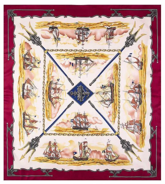 twill silk women scarf 130130 cm euro design sailboat print square scarves brand gift fashion large silk shawls wraps x072212843064355252, Blue;gray
twill silk women scarf 130130 cm euro design sailboat print square scarves brand gift fashion large silk shawls wraps x072212843064355252, Blue;gray