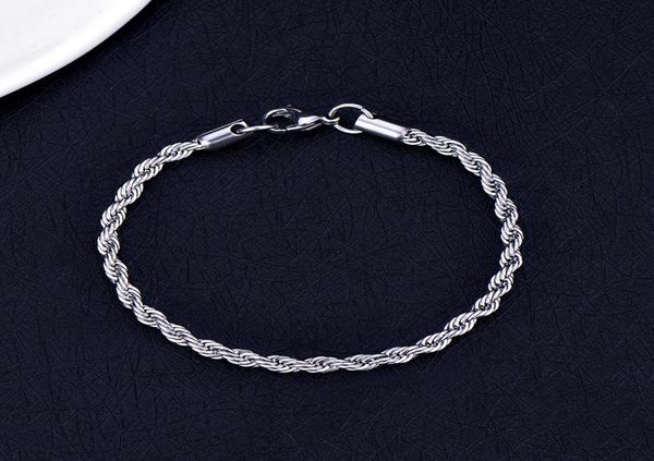 whole 4mm stainless steel ed rope chain bracelet fashion men039s titanium steel jewelry father brothers gift fre3431120, Black
whole 4mm stainless steel ed rope chain bracelet fashion men039s titanium steel jewelry father brothers gift fre3431120, Black