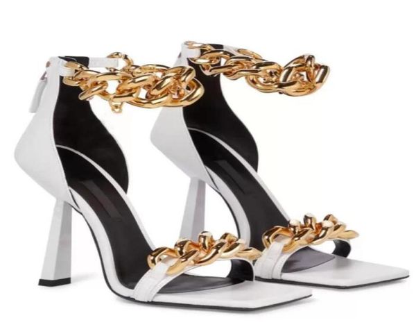 fashion golden classic sandals calfskin gold chain decoration square head open toe elegant women039s wedding dress dinner walki2907605, Black
fashion golden classic sandals calfskin gold chain decoration square head open toe elegant women039s wedding dress dinner walki2907605, Black
