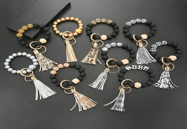 black frosted wooden bead bracelet keychain fashion pattern tassel pendant bracelets women girl key ring wrist strap8091895, Silver
black frosted wooden bead bracelet keychain fashion pattern tassel pendant bracelets women girl key ring wrist strap8091895, Silver