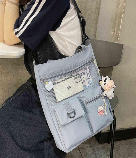 2021 new large capacity cute girl shoulder bag korean fashionable students inclined shoulder bag nylon waterproof handbag tide h229471326
2021 new large capacity cute girl shoulder bag korean fashionable students inclined shoulder bag nylon waterproof handbag tide h229471326