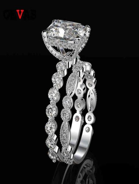oevas 100 925 sterling silver wedding rings set for women sparking created moissanite gemstone diamonds engagement fine jewelry272632658, Slivery;golden
oevas 100 925 sterling silver wedding rings set for women sparking created moissanite gemstone diamonds engagement fine jewelry272632658, Slivery;golden