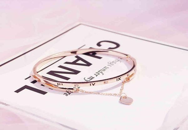 gold rose stainless steel bracelets bangles female heart forever love charm bracelet for women jewelry3938188, Golden;silver
gold rose stainless steel bracelets bangles female heart forever love charm bracelet for women jewelry3938188, Golden;silver