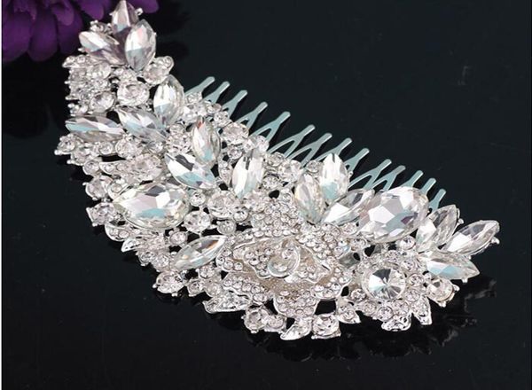 rhinestone crystals comb clear flower hair comb for wedding women jewelry hair accessories bridal comb 9834277, Slivery;golden
rhinestone crystals comb clear flower hair comb for wedding women jewelry hair accessories bridal comb 9834277, Slivery;golden