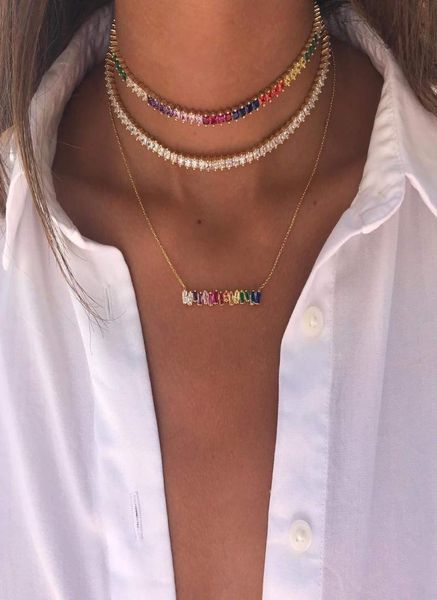 rainbow cz bar necklace simple classic fashion jewelry gold plated colored cz minimal colorful cz necklaces8374163, Silver
rainbow cz bar necklace simple classic fashion jewelry gold plated colored cz minimal colorful cz necklaces8374163, Silver
