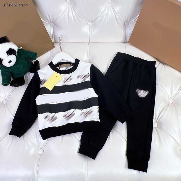 kids tracksuits baby autumn suit size 90-150 cm 2pcs black and white striped design round neck sweater and casual pants sep01
kids tracksuits baby autumn suit size 90-150 cm 2pcs black and white striped design round neck sweater and casual pants sep01