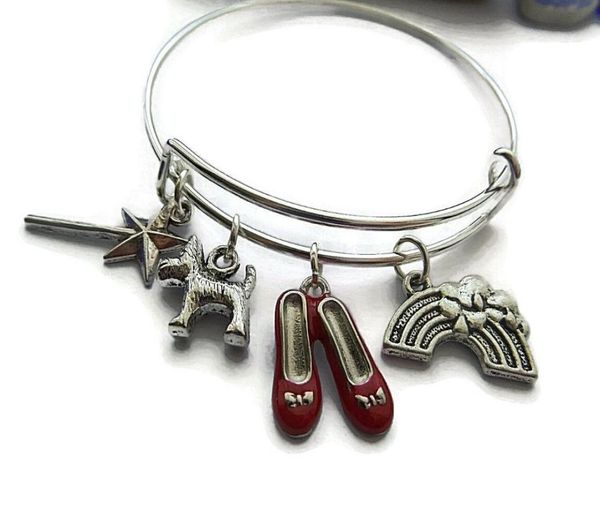 movie the wizard of oz expandable bangle there is no place like home bangle adjustable bracelet women girls fairy tale wristband gift9444386, Black
movie the wizard of oz expandable bangle there is no place like home bangle adjustable bracelet women girls fairy tale wristband gift9444386, Black