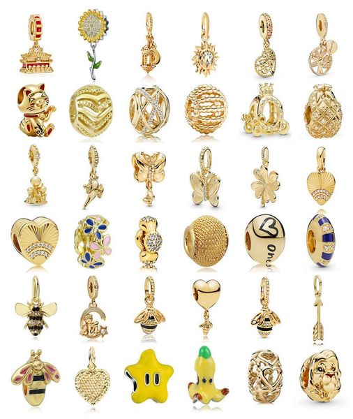 new popular 925 sterling silver gold lucky cat bee pineapple diy beads suitable for european charm bracelet ladies jewelry fashion accessori, Bronze;silver
new popular 925 sterling silver gold lucky cat bee pineapple diy beads suitable for european charm bracelet ladies jewelry fashion accessori, Bronze;silver