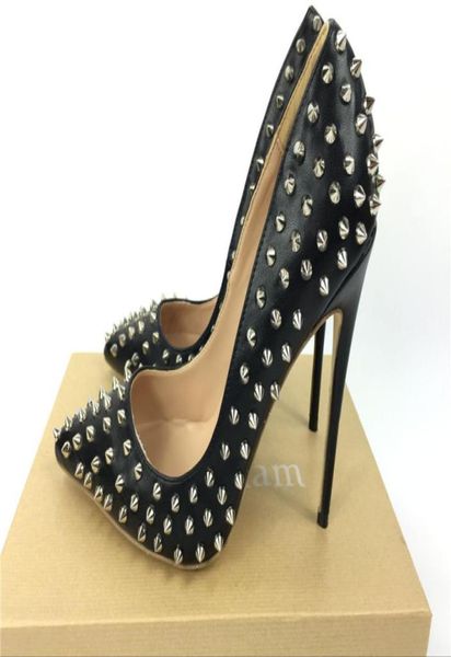 women pumps bottom high rivet pointed toe fine heel wedding shoes fashion high heels shoes 8cm cm 12cmbox2988365, Black
women pumps bottom high rivet pointed toe fine heel wedding shoes fashion high heels shoes 8cm cm 12cmbox2988365, Black
