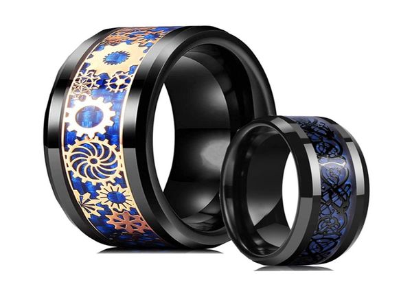 trendy men steampunk gold gear wheel tungsten carbide rings vintage punk black dragon pattern ring inlay blue carbon fiber rings9690933, Slivery;golden
trendy men steampunk gold gear wheel tungsten carbide rings vintage punk black dragon pattern ring inlay blue carbon fiber rings9690933, Slivery;golden