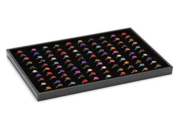 100 slots ring display box women ear stud storage box jewelry organizer ring display tray earring show case ring holder bijouxs6262174, Black
100 slots ring display box women ear stud storage box jewelry organizer ring display tray earring show case ring holder bijouxs6262174, Black
