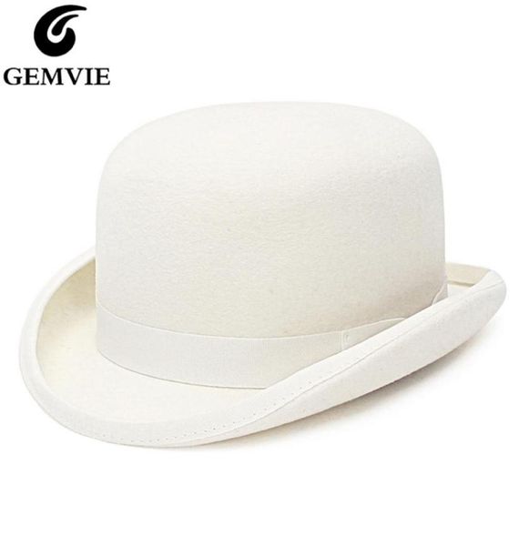gemvie 100 wool felt white bowler hat for menwomen satin lined fashion party formal fedora costume magician cap 22030175230299236626, Blue;gray
gemvie 100 wool felt white bowler hat for menwomen satin lined fashion party formal fedora costume magician cap 22030175230299236626, Blue;gray