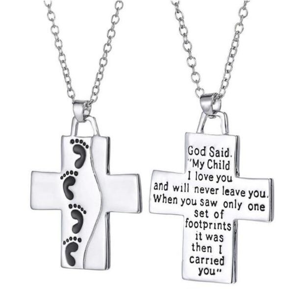 2018 foot jesus cross necklace letters my child i love you pendant fashion jewelry gift for women kids5513530, Red;brown
2018 foot jesus cross necklace letters my child i love you pendant fashion jewelry gift for women kids5513530, Red;brown