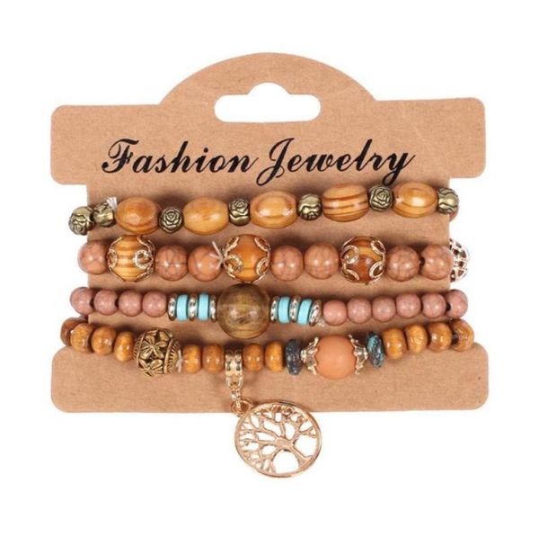 4pcslot vintage tree of life charm bracelets set for women wooden wood beads elasticity chains bangle fashion bohemian jewelry5087870, Black
4pcslot vintage tree of life charm bracelets set for women wooden wood beads elasticity chains bangle fashion bohemian jewelry5087870, Black