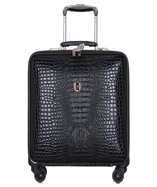 retro luggage 16 inch men commercial pu crocodile pattern 4 wheels trolley travel suitcase bag woman computer bags av6990616
retro luggage 16 inch men commercial pu crocodile pattern 4 wheels trolley travel suitcase bag woman computer bags av6990616