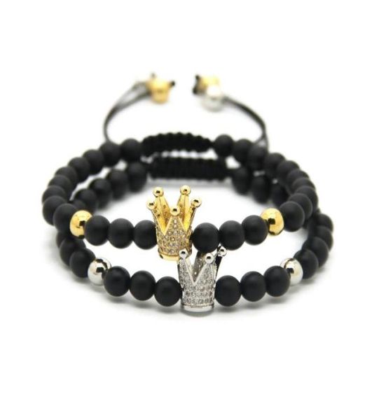 whole 10pcslot 6mm matte agate stone beads gold and platinum crown braided cz beads bracelet party gift1791029, Golden;silver
whole 10pcslot 6mm matte agate stone beads gold and platinum crown braided cz beads bracelet party gift1791029, Golden;silver