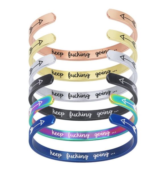 arrow bracelet stainless steel inspirational bracelets customizable cshaped keep fucking going bracelets4899148, Black
arrow bracelet stainless steel inspirational bracelets customizable cshaped keep fucking going bracelets4899148, Black