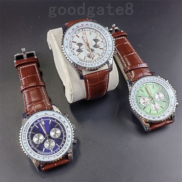 50mm fashion watch for men luxury navitimer reloj lujo fashion multi dial work montre de luxe daily designer watch leather stainless steel s, Slivery;brown
50mm fashion watch for men luxury navitimer reloj lujo fashion multi dial work montre de luxe daily designer watch leather stainless steel s, Slivery;brown