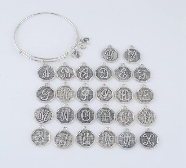 antique silver plated a-z initial letter charm bracelets women gift adjustable expandable bangle bracelet for women9581893, Golden;silver
antique silver plated a-z initial letter charm bracelets women gift adjustable expandable bangle bracelet for women9581893, Golden;silver
